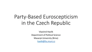 Party-Based Euroscepticism in the Czech Republic