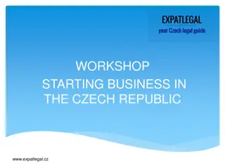 Starting a Business in the Czech Republic: Legal Insights & Options