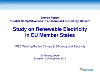 Analysis of Renewable Energy Policies in the Liberalised EU Energy Market