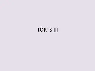 Legal Options for Client in Torts Case