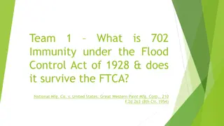 The Intersection of 702 Immunity and the Federal Tort Claims Act (FTCA)