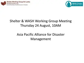 Disaster Management Meeting Highlights and WASH Facility Renovations Report