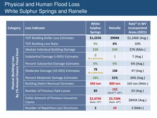 Analysis of Flood Loss and Damage in White Sulphur Springs and Rainelle