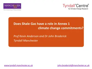 Role of Shale Gas in Annex 1 Climate Commitments