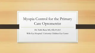 Understanding Myopia Control for Optometrists