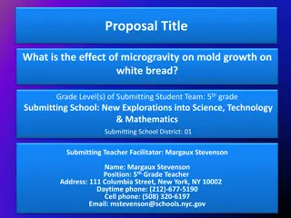 Impact of Microgravity on Mold Growth on White Bread