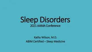 Sleep Disorders: Classification and Diagnosis