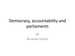 Understanding Democracy, Accountability, and the Role of Parliaments