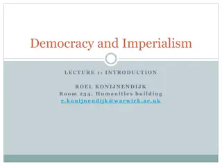 Democracy and Imperialism: Origins and Legacy of Classical Athens