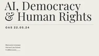 Exploring the Intersection of AI, Democracy, and Human Rights: Challenges and Opportunities