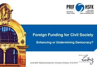 Foreign Funding for Civil Society: Enhancing or Undermining Democracy?