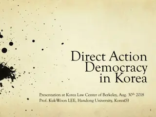 Direct Action Democracy in Korea Presentation