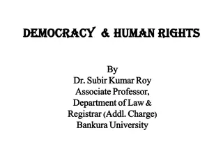 The Link Between Democracy and Human Rights