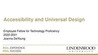 Accessibility and Universal Design Employee Fellowship Program Highlights