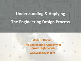 Understanding and Applying the Engineering Design Process