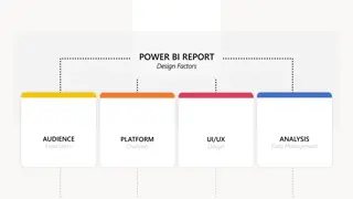 Power BI Report Design Factors Overview