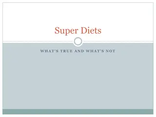 Decoding Super Diets: What Works and What Doesn't