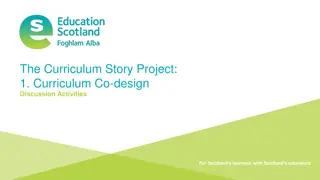 Curriculum Co-design Activities for Scotland's Educators