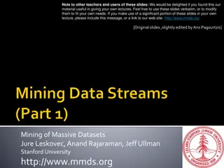 Stream Management and Online Learning in Data Mining