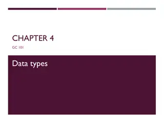 Java Data Types and Variable Declaration