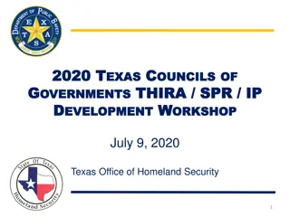 Texas Government Development Workshop Agenda July 2020