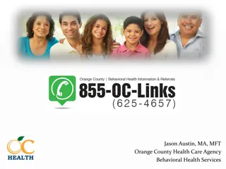 Jason Austin, MA, MFT - Orange County Health Care Agency Behavioral Health Services