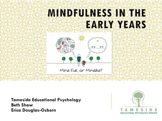 Mindfulness in Early Years Education