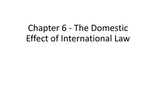 The Influence of Treaties in International Law