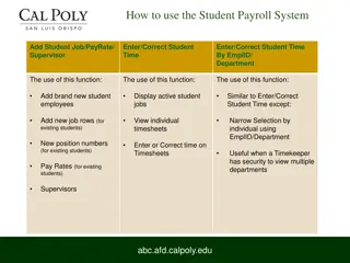 Guide to Using Student Payroll System Effectively