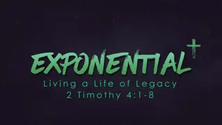 Living a Life of Legacy - Inspiring Verses and Teachings