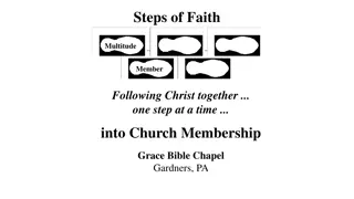 Journey of Faith Into Church Membership at Grace Bible Chapel