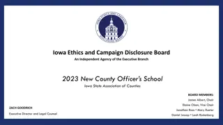 Iowa Ethics and Campaign Disclosure Board Overview