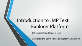 Introduction to JMP Text Explorer Platform: Unveiling Text Exploration Tools