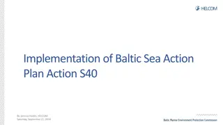 Implementation of Baltic Sea Action Plan Action S40 Overview