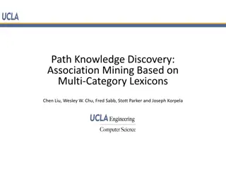 Path Knowledge Discovery: Association Mining Based on Multi-Category Lexicons