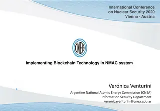 Implementing Blockchain Technology in Nuclear Security: NMAC System Overview