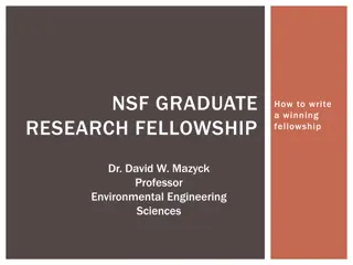 Writing a Winning Research Fellowship Proposal: Tips from NSF Graduate