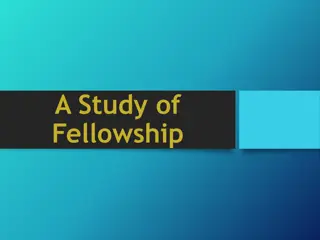 Fellowship: A Biblical Perspective