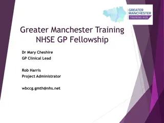 Greater Manchester Training NHSE GP Fellowship Program