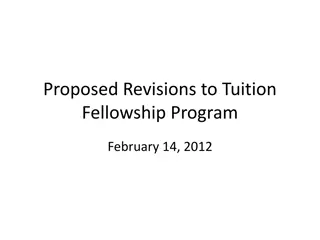 Enhancing Tuition Fellowship Program for Graduate Assistants