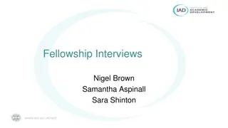 Insights and Strategies for Successful Fellowship Interviews