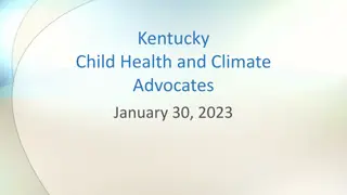 Kentucky Child Health and Climate Advocates Meeting Summary