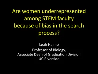 Gender Bias in STEM Faculty Recruitment