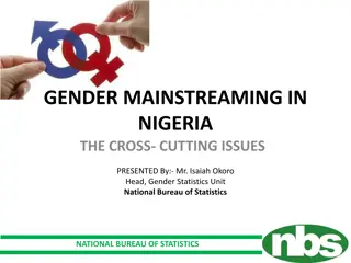 Gender Mainstreaming in Nigeria: Cross-Cutting Issues