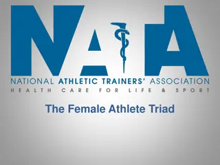 The Female Athlete Triad: Disordered Eating, Amenorrhea, Osteoporosis