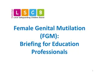 Female Genital Mutilation (FGM) in Education