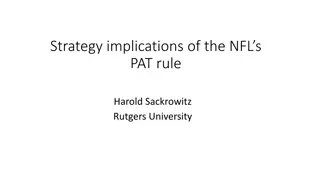 NFL's PAT Rule Evolution: Strategic Implications Revealed