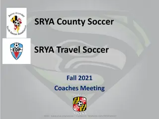 Exciting Updates from SRYA County Soccer Fall 2021 - Important Details