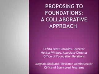 Collaborative Approach to Foundation Relations