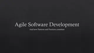 Agile Software Development: Patterns, Practices, and Real-Life Applications